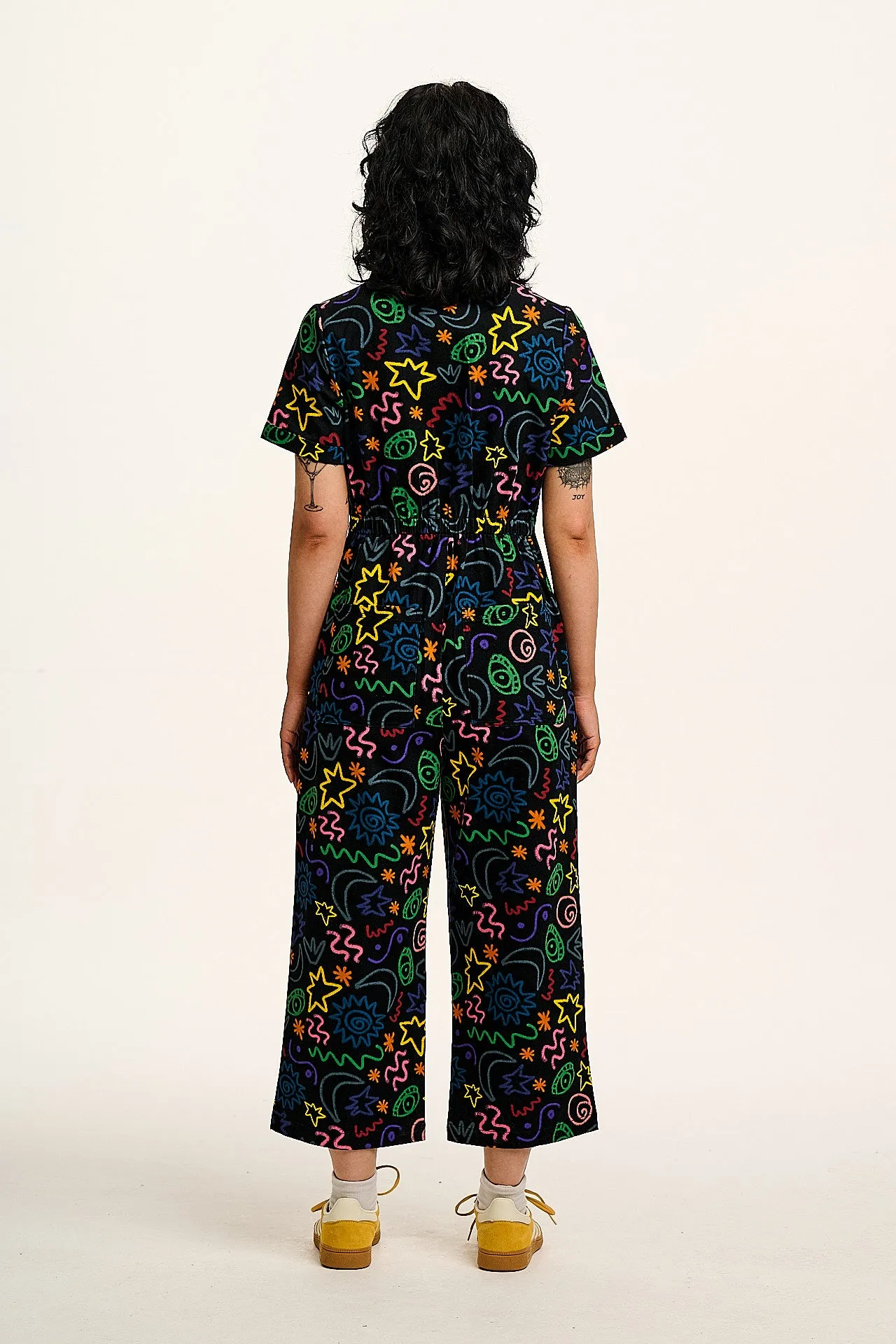 Ragan - Cotton Jumpsuit in Apollo Print sold by Lucy & Yak product image thumbnail 5