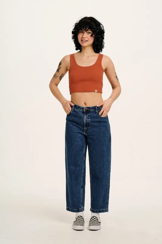 Josy - Vest Top in Terracotta sold by Lucy & Yak