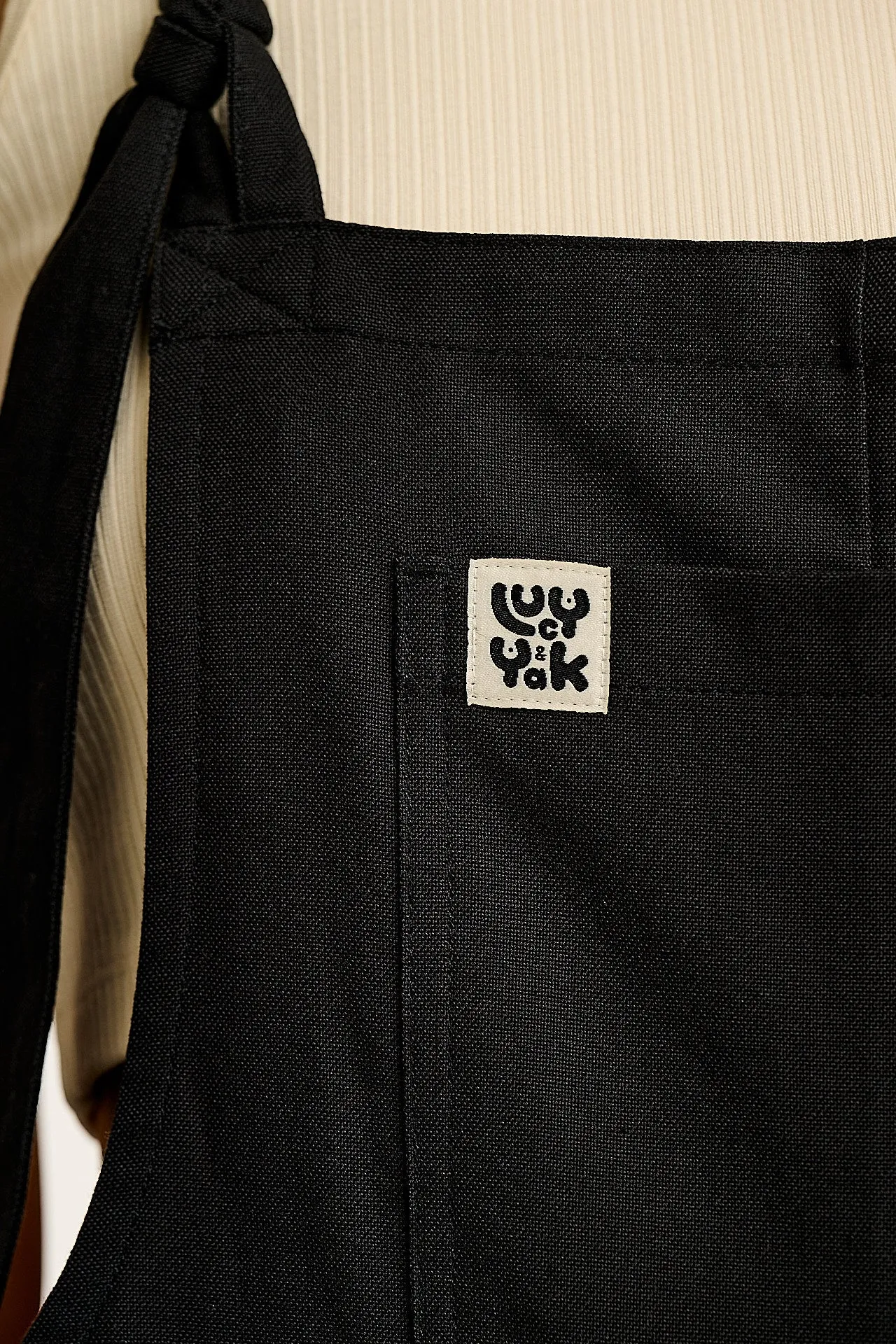 Una - Cotton Dungarees in Black sold by Lucy & Yak product image thumbnail 2