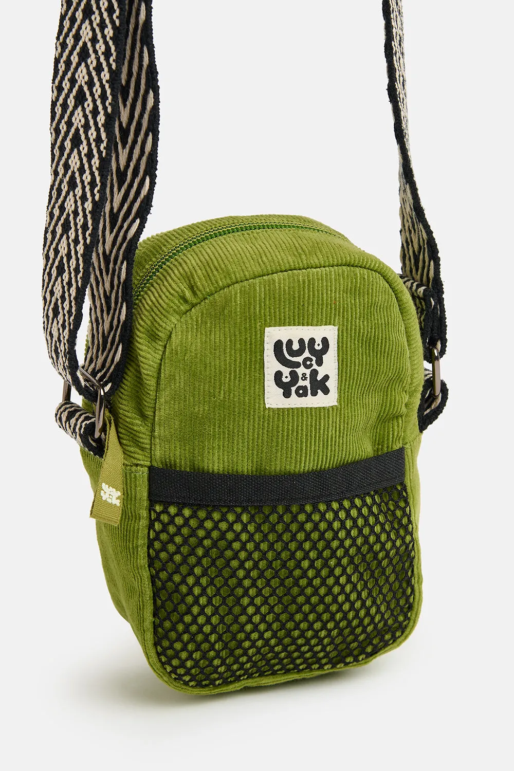 Brady - Crossbody Bag in Lima Bean Green sold by Lucy & Yak product image thumbnail 2