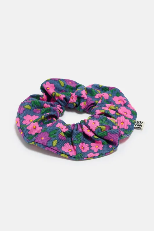 Mimmi - Oversized Scrunchie in Ditsy Floral Print sold by Lucy & Yak