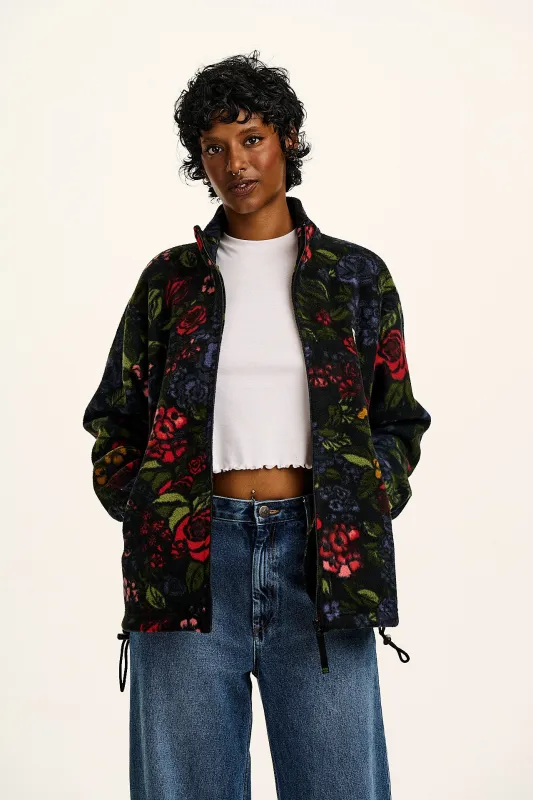 Nicks - Full Zip Polar Fleece in Maria Print sold by Lucy & Yak