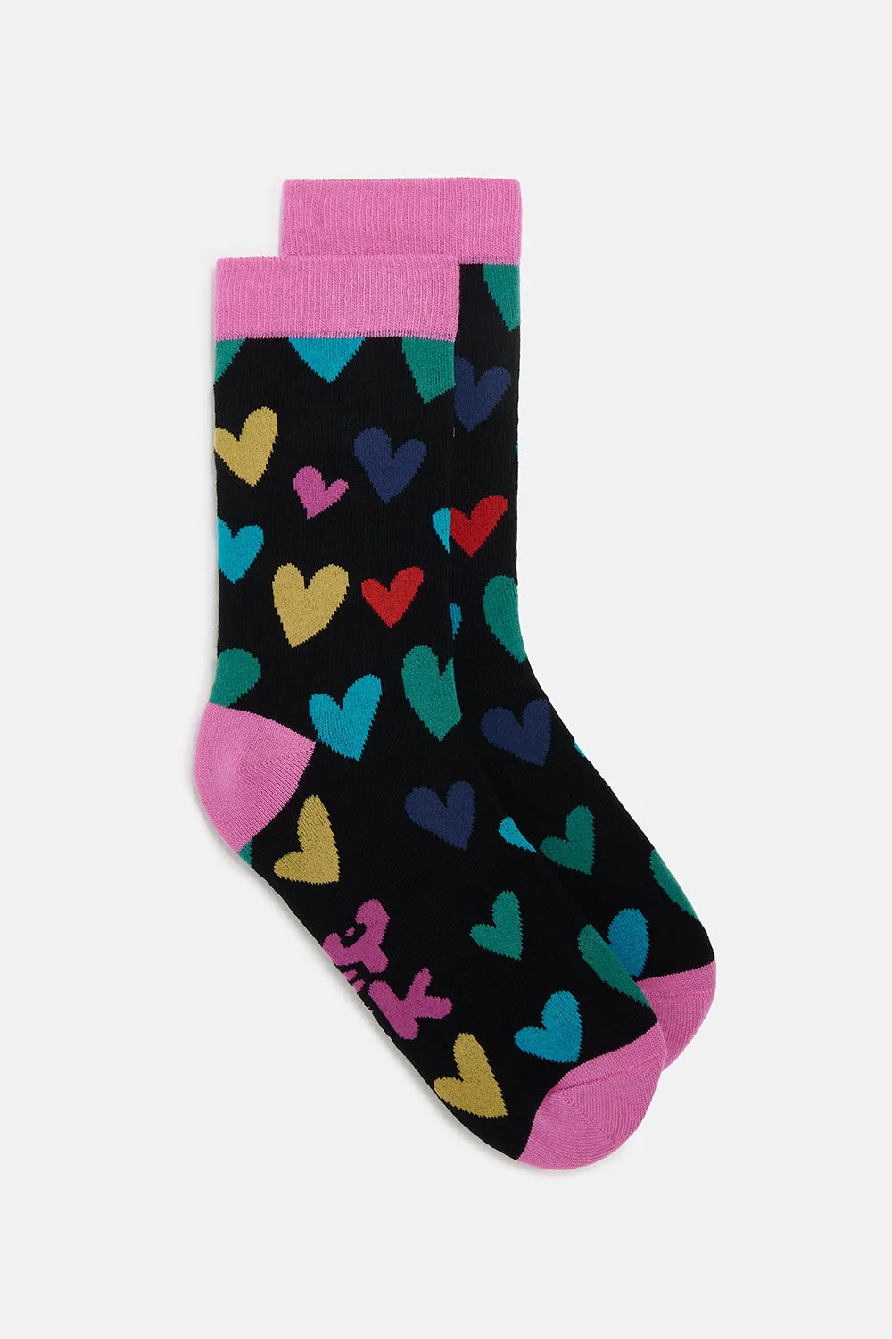 JoJo - Cotton Socks in Multi Cupid sold by Lucy & Yak product image thumbnail 2