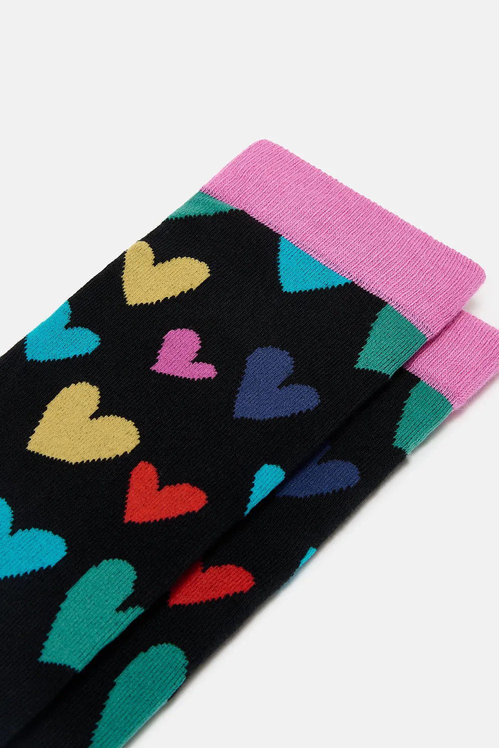 JoJo - Cotton Socks in Multi Cupid sold by Lucy & Yak product image thumbnail 3