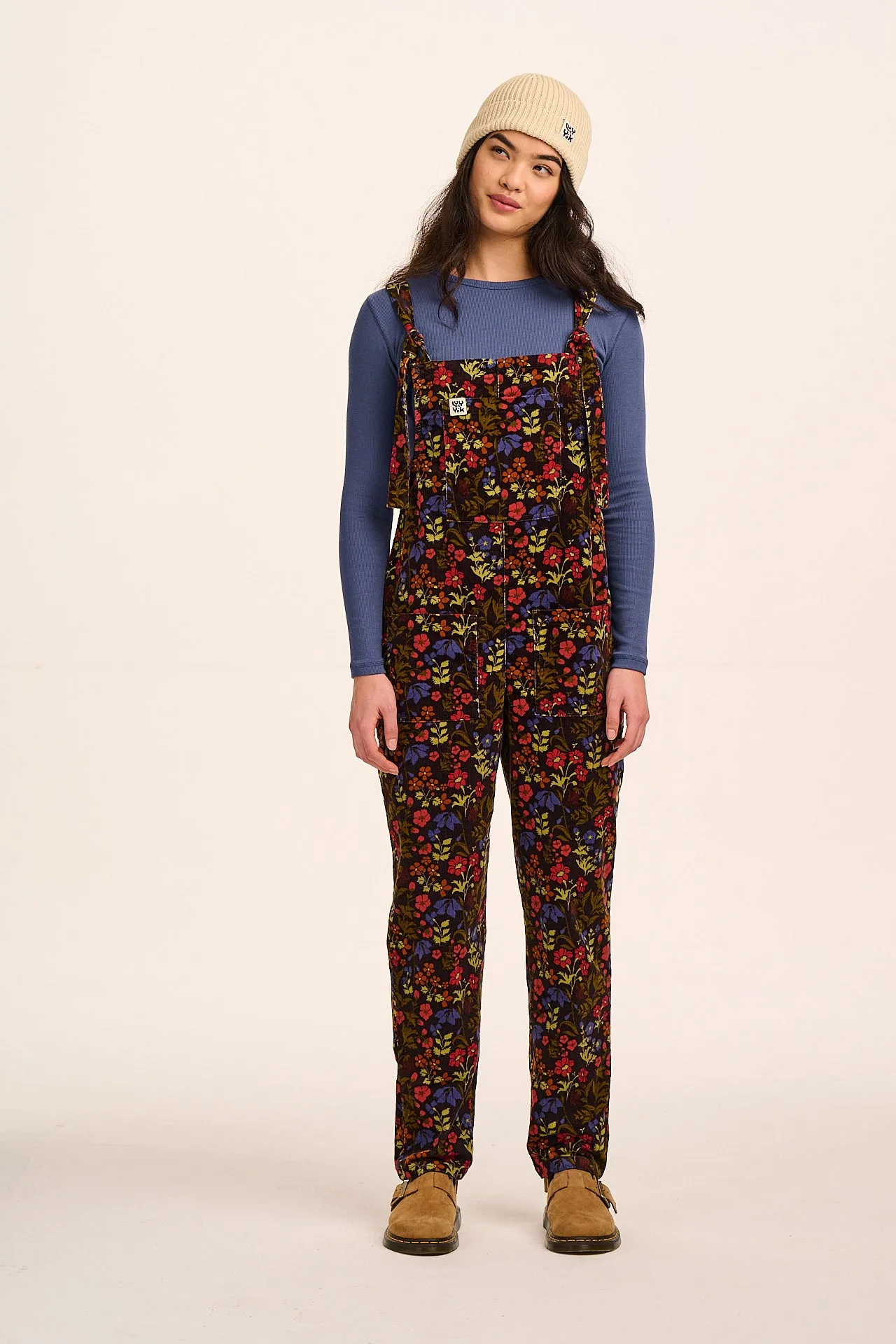 Original - Corduroy Dungarees in Vintage Floral sold by Lucy & Yak product image thumbnail 5