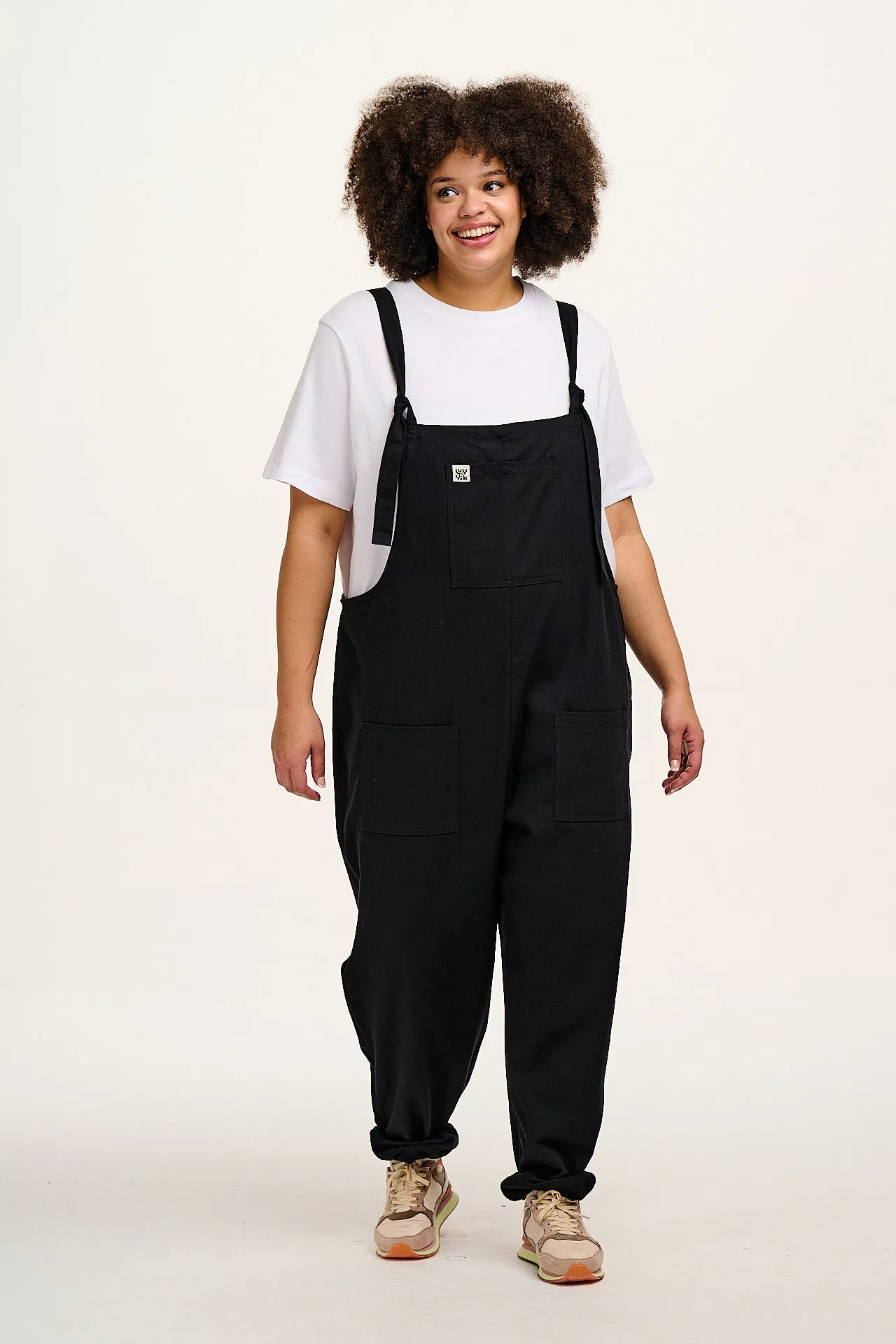 Original - Cotton Dungarees in Black sold by Lucy & Yak product image thumbnail 5