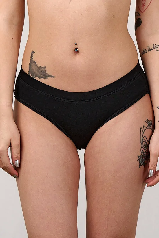 Collette - Viscose Brief in Black sold by Lucy & Yak product image thumbnail 2