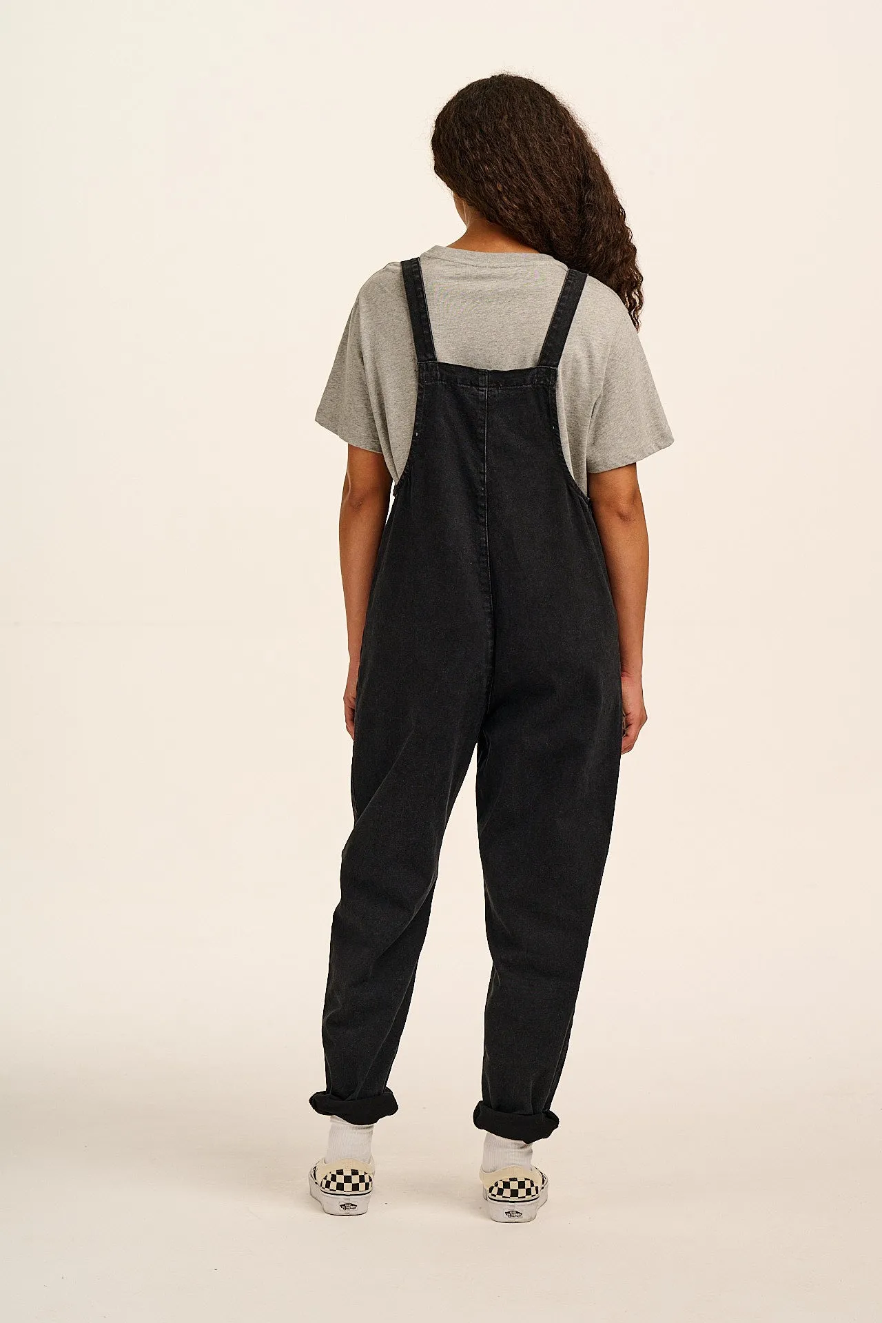 Original - Denim Dungarees in Washed Black sold by Lucy & Yak product image thumbnail 5