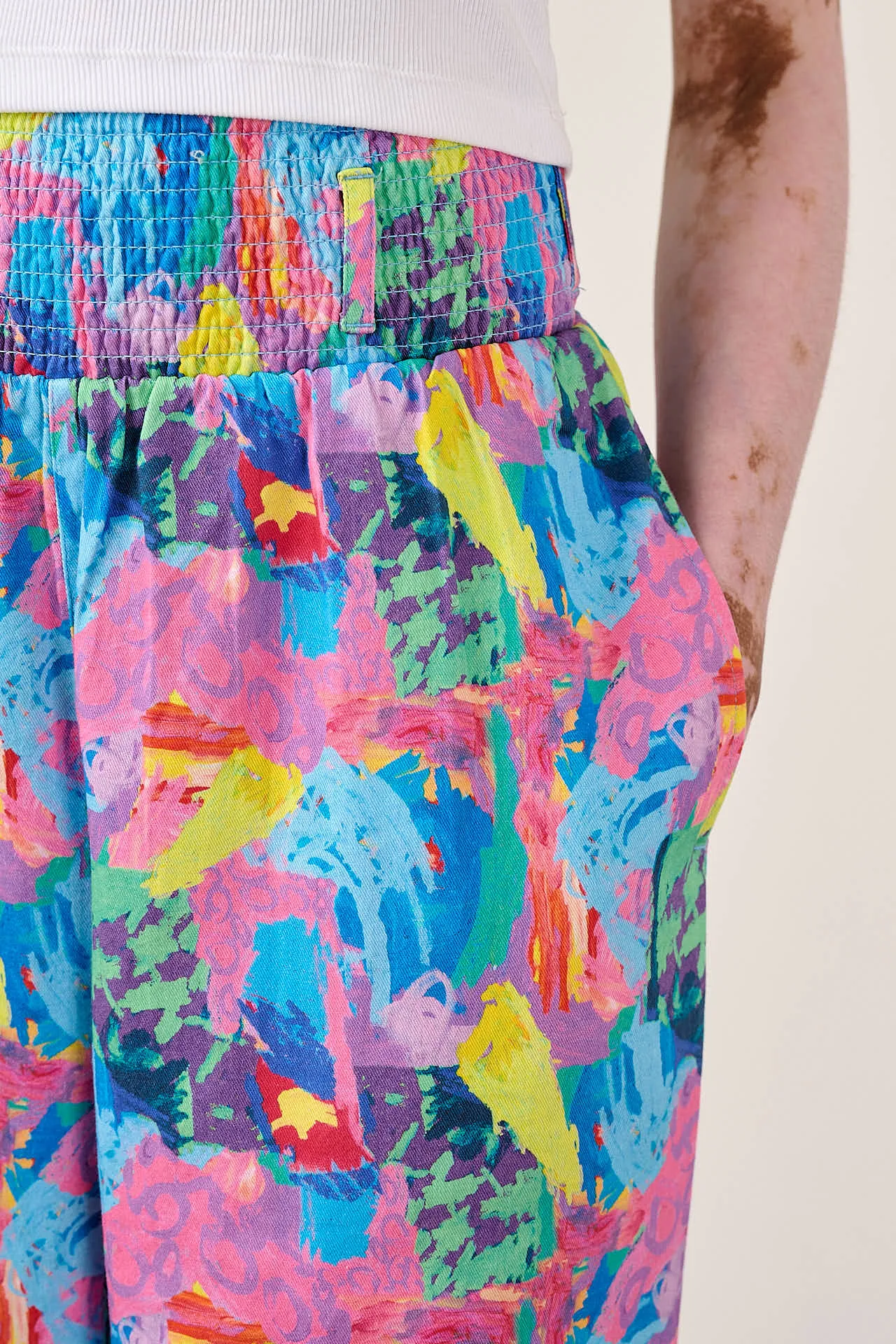 L.E Alexa - Cotton Trousers in Arthouse & Yak sold by Lucy & Yak product image thumbnail 4