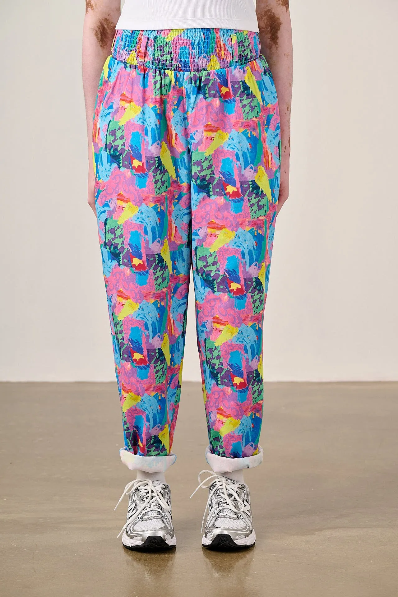 L.E Alexa - Cotton Trousers in Arthouse & Yak sold by Lucy & Yak product image thumbnail 3