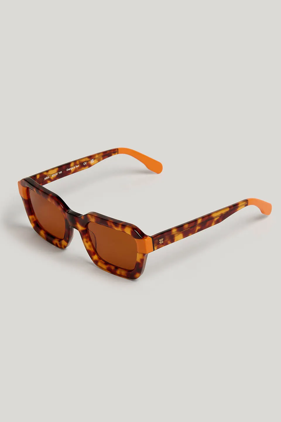 Mika - Sunglasses in Orange & Tortoiseshell sold by Lucy & Yak product image thumbnail 2