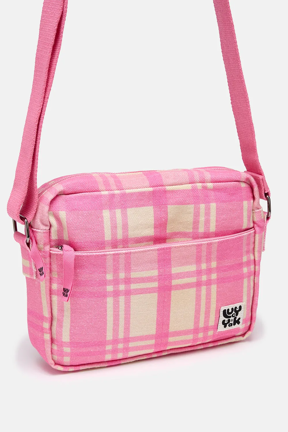 Dara - Crossbody Bag in Grayson Gingham Print sold by Lucy & Yak