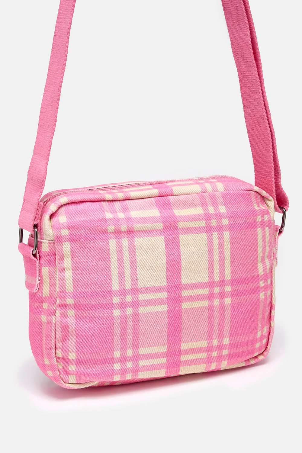 Dara - Crossbody Bag in Grayson Gingham Print sold by Lucy & Yak product image thumbnail 2