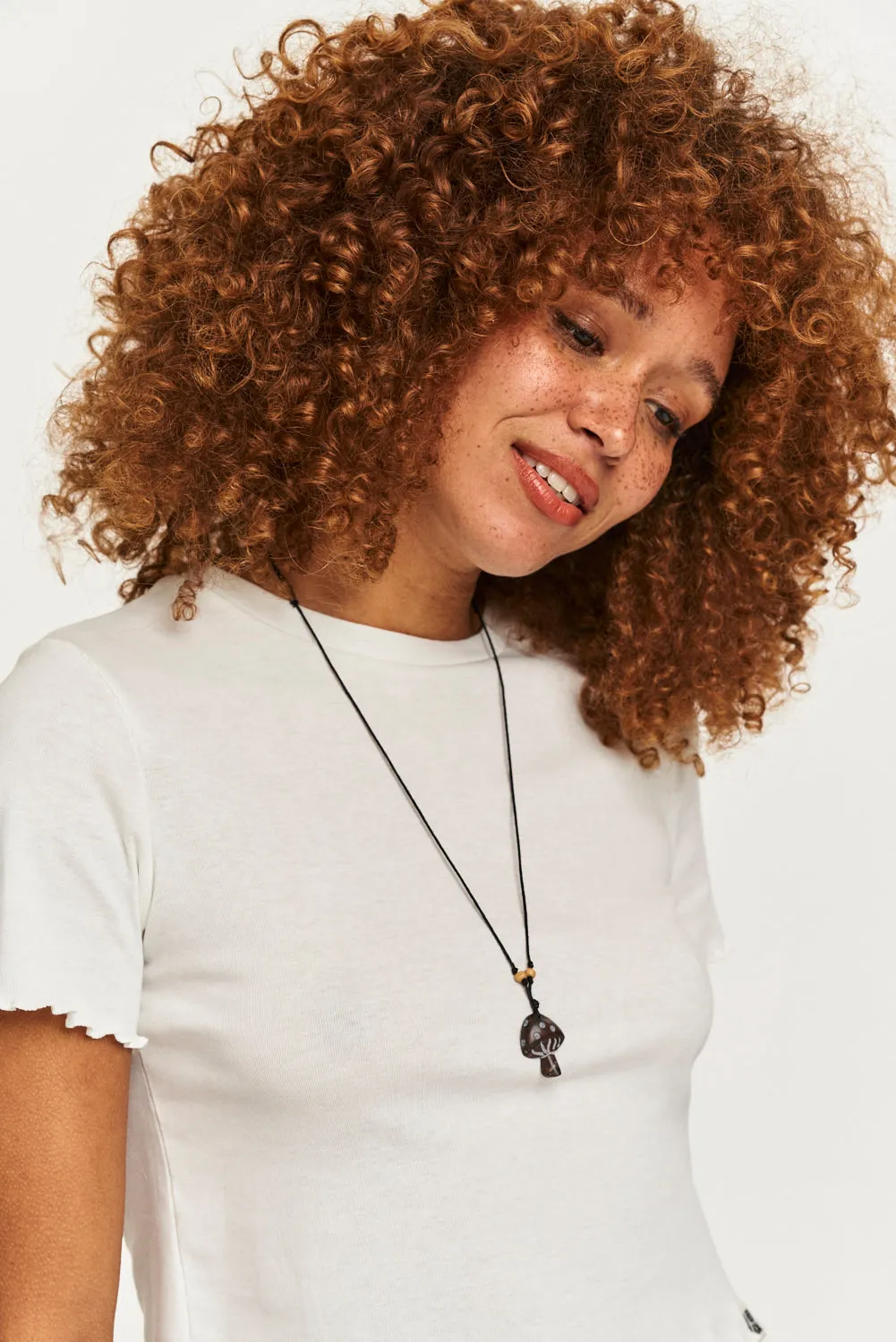 Greta - Cropped Cotton Top in Ecru sold by Lucy & Yak product image thumbnail 4