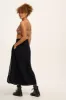 Poppy - Elasticated Waist Skirt in Black sold by Lucy & Yak