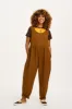 Bowie - Sleeveless Cotton Jumpsuit in Oak Brown sold by Lucy & Yak