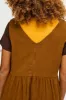 Bowie - Sleeveless Cotton Jumpsuit in Oak Brown sold by Lucy & Yak