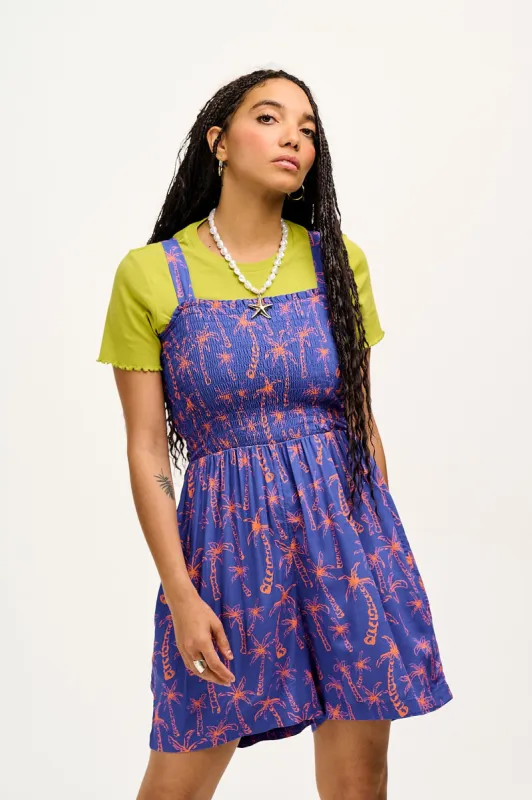 Darcey - Playsuit in Palm Beach Print sold by Lucy & Yak