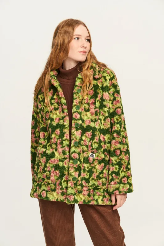 Rhoden - Fleece Jacket in Gardenia Print sold by Lucy & Yak