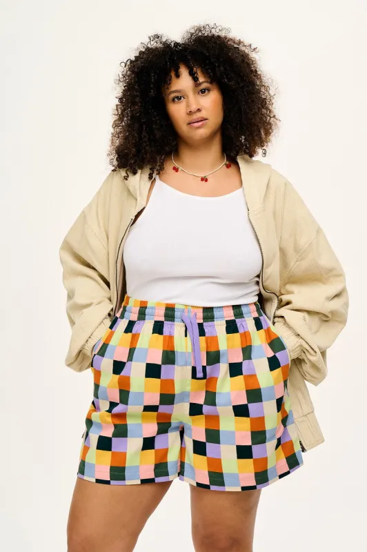 Charlie - Cotton Shorts in Cassie Print sold by Lucy & Yak