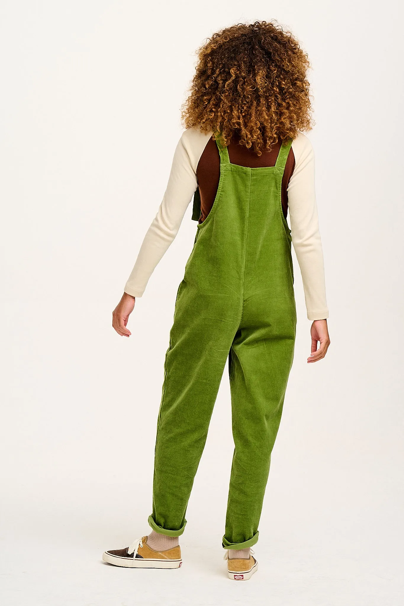 Original - Corduroy Dungarees in Willow Green sold by Lucy & Yak product image thumbnail 5