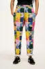 Alexa - Cotton Trousers in Tamiko Patchwork Print sold by Lucy & Yak