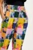 Alexa - Cotton Trousers in Tamiko Patchwork Print sold by Lucy & Yak