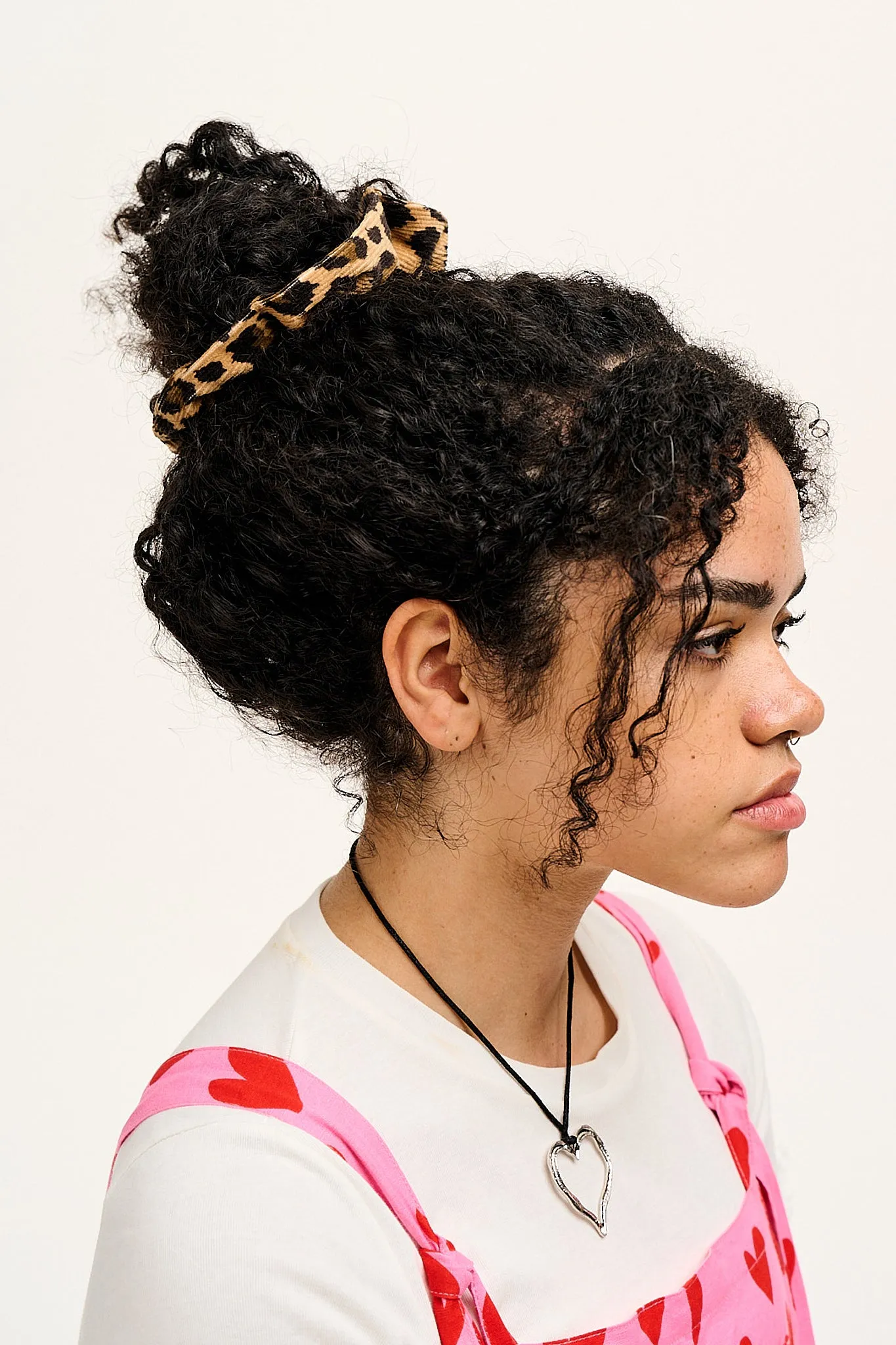 Mimmi - Oversized Scrunchie in Leopard Print sold by Lucy & Yak product image thumbnail 2