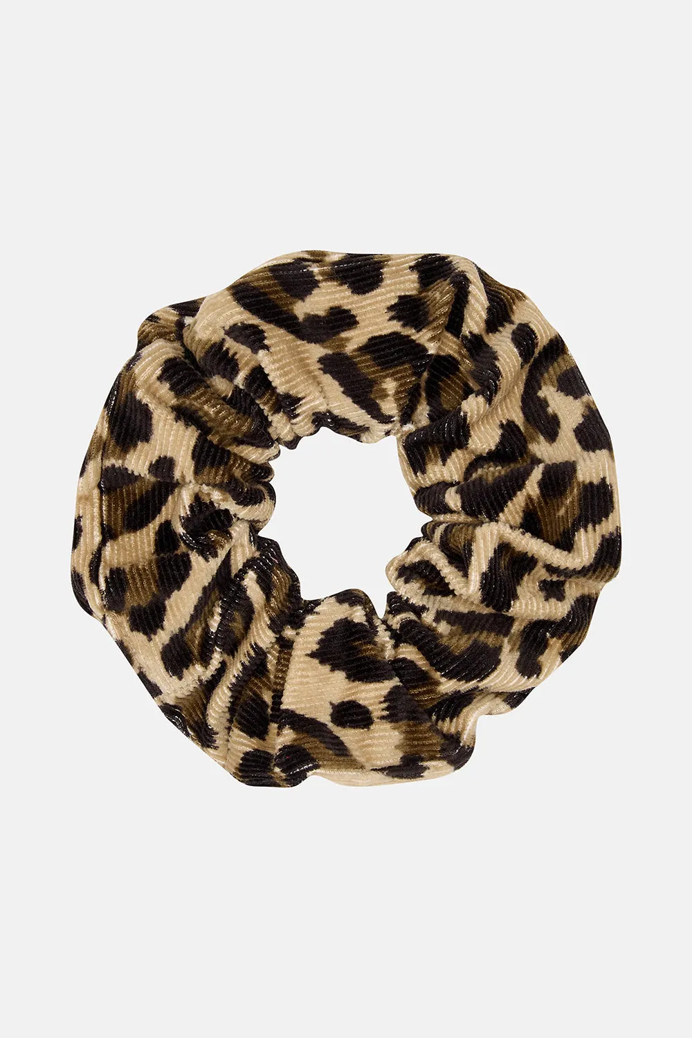 Mimmi - Oversized Scrunchie in Leopard Print sold by Lucy & Yak