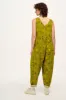 Bowie - Sleeveless Cotton Jumpsuit in Green Amber sold by Lucy & Yak
