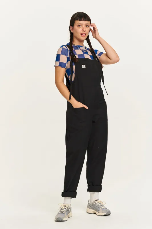 Original - Cotton Dungarees in Black sold by Lucy & Yak