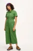 Ragan - Cotton Jumpsuit in Loden Frost Green sold by Lucy & Yak