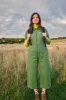 Ragan - Cotton Jumpsuit in Loden Frost Green sold by Lucy & Yak