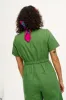 Ragan - Cotton Jumpsuit in Loden Frost Green sold by Lucy & Yak