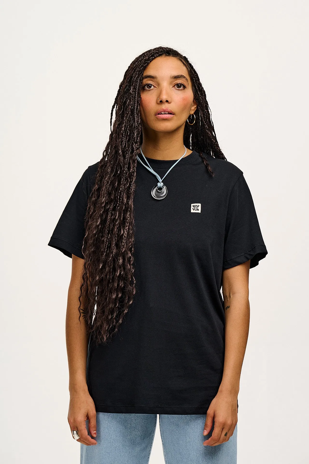 Denver Tee: ORGANIC COTTON - Black sold by Lucy & Yak product image thumbnail 5