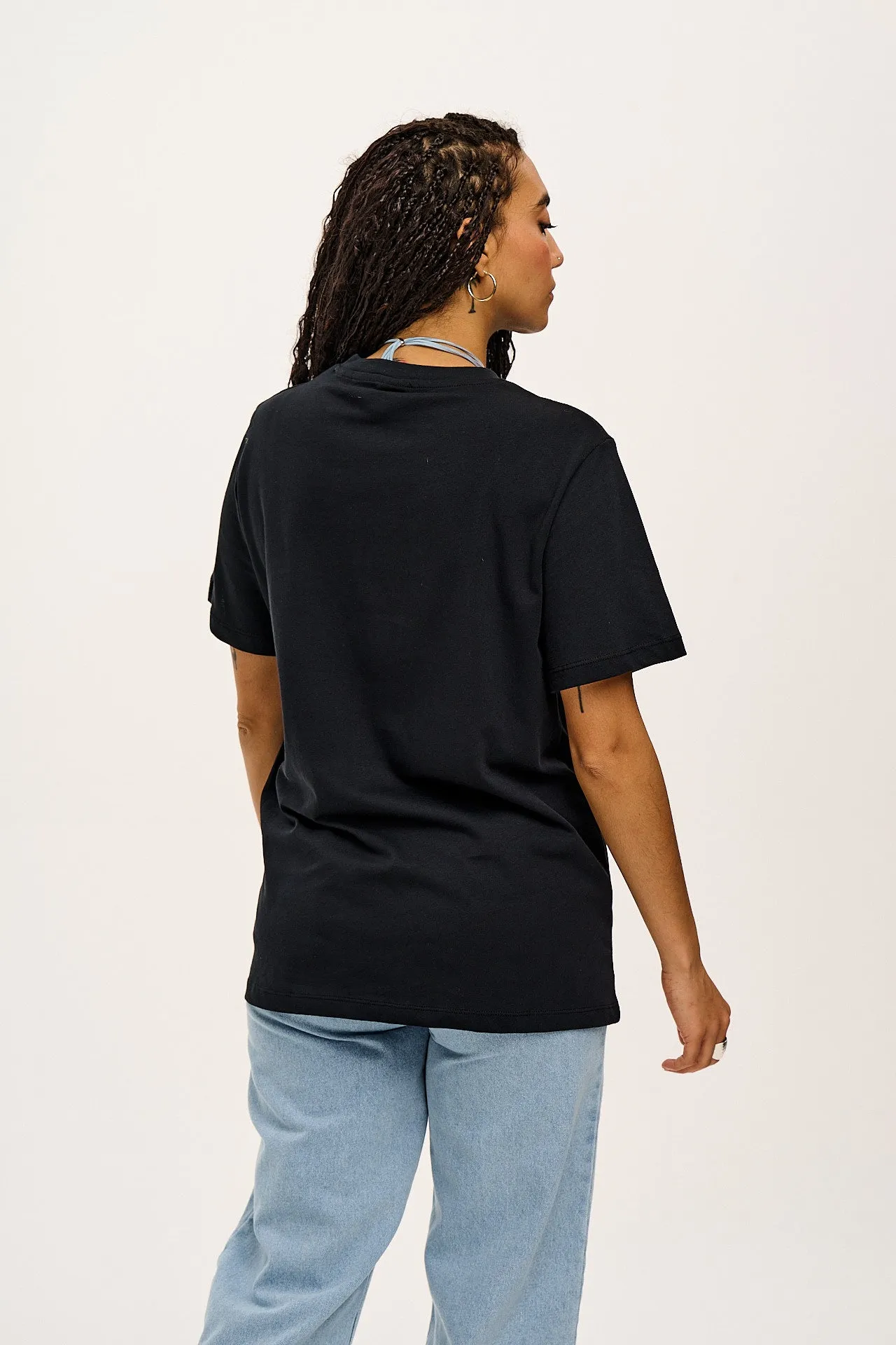 Denver Tee: ORGANIC COTTON - Black sold by Lucy & Yak product image thumbnail 3