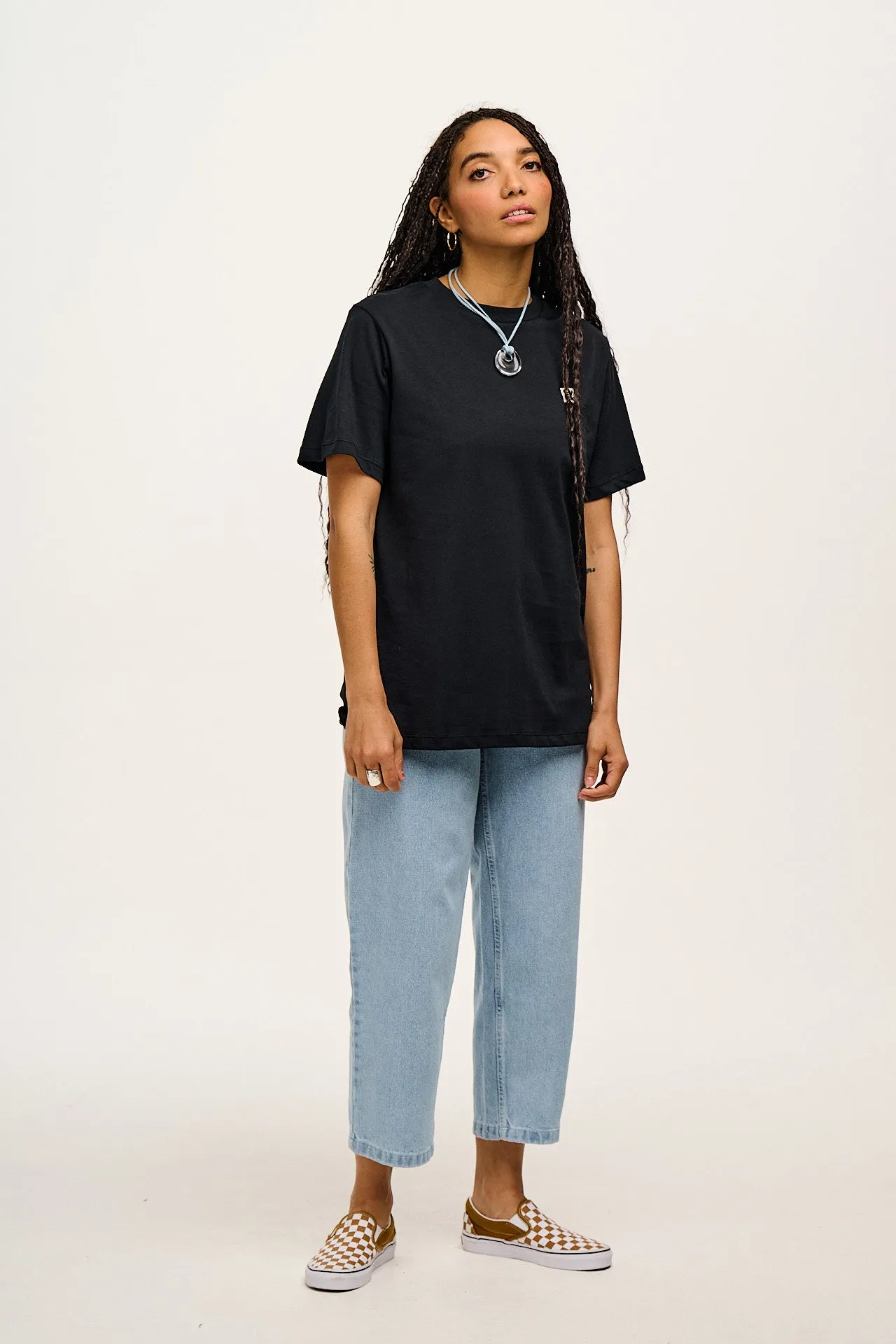 Denver Tee: ORGANIC COTTON - Black sold by Lucy & Yak product image thumbnail 4