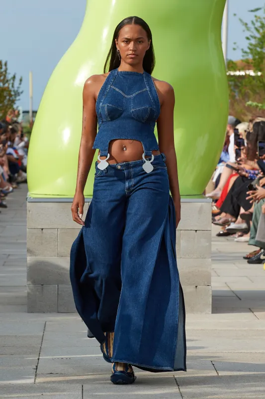 Fold Blue Jeans made by Sinead O’Dwyer