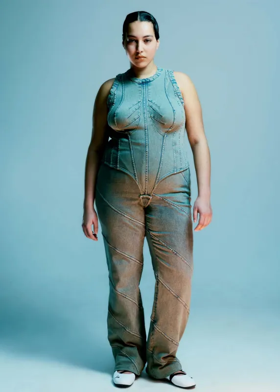 AW25 Panelled Tank Leotard sold by Sinead O’Dwyer