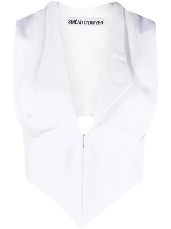 PIQUÉ WAISTCOAT sold by Sinead O’Dwyer