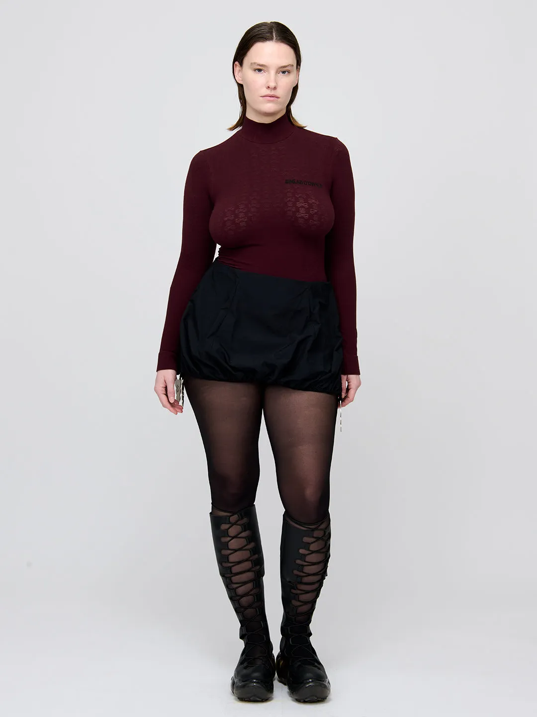 Burgundy Turtleneck sold by Sinead O’Dwyer