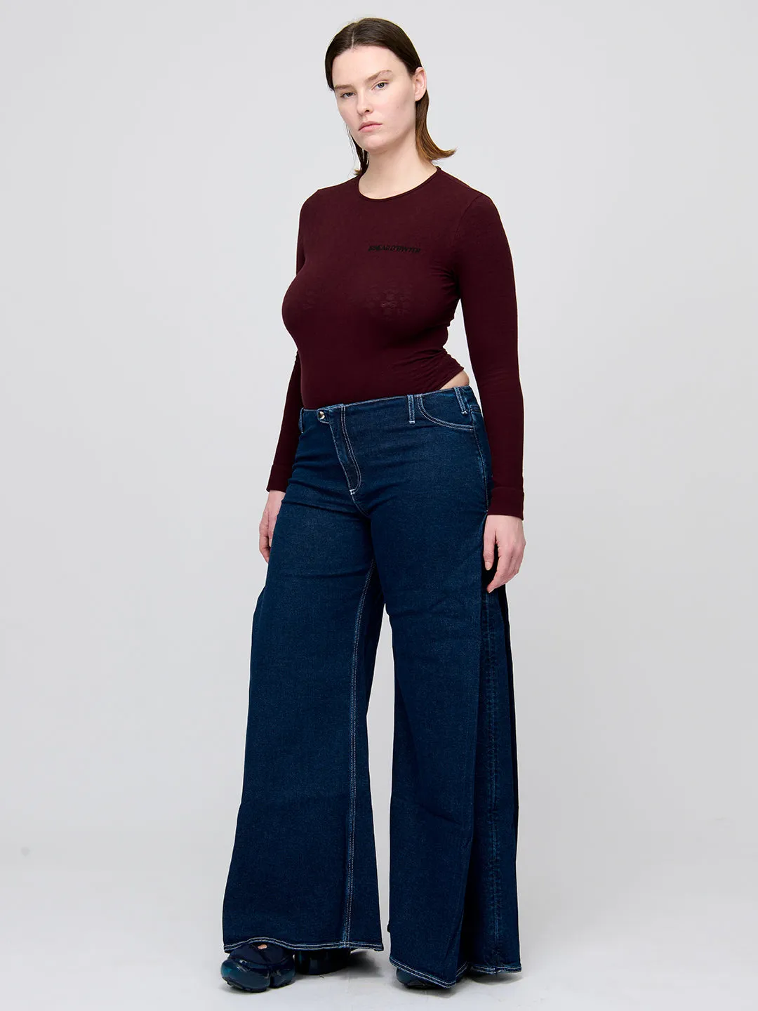 Burgundy Leotard sold by Sinead O’Dwyer product image thumbnail 3