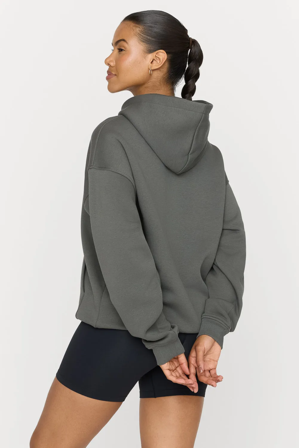 OVERSIZED CLUB HOODIE - DARK OLIVE sold by TALA product image thumbnail 2