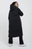 POLAR LONG LINE PUFFER COAT - BLACK sold by TALA