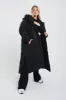 POLAR LONG LINE PUFFER COAT - BLACK sold by TALA