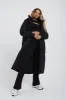 POLAR LONG LINE PUFFER COAT - BLACK sold by TALA
