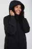 POLAR LONG LINE PUFFER COAT - BLACK sold by TALA