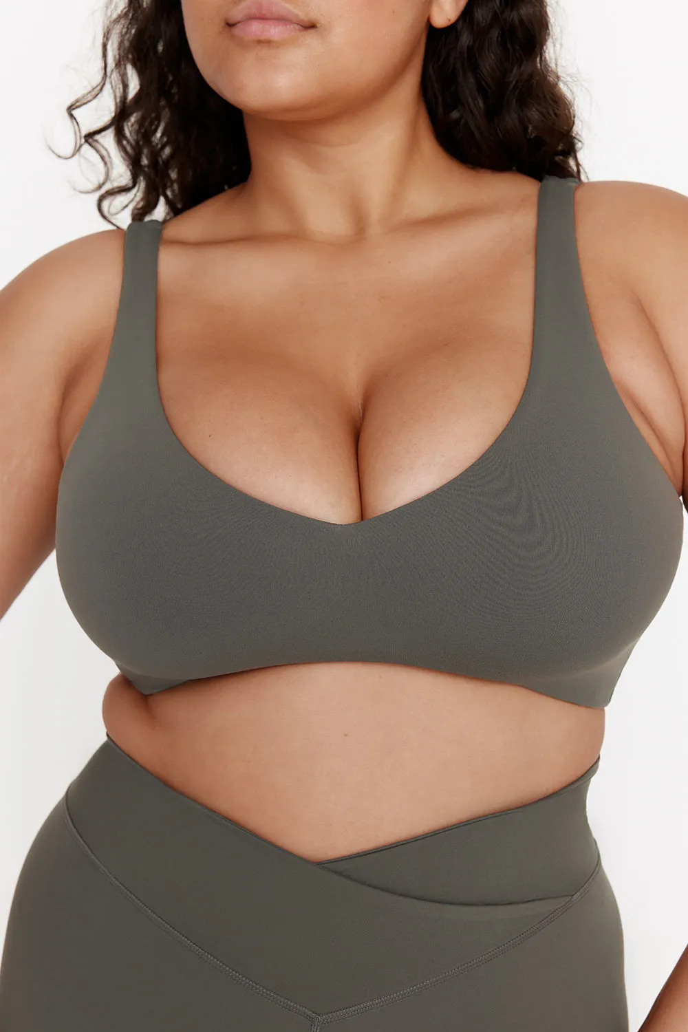 DAYFLEX PUSH-UP SPORTS BRA - DARK OLIVE sold by TALA product image thumbnail 5