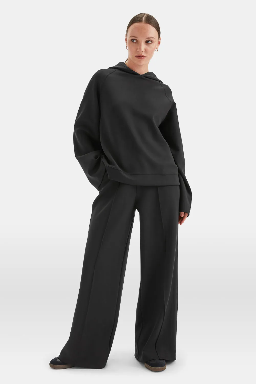 SoftSmart Flared Sleeve Hoodie - Black sold by TALA product image thumbnail 3