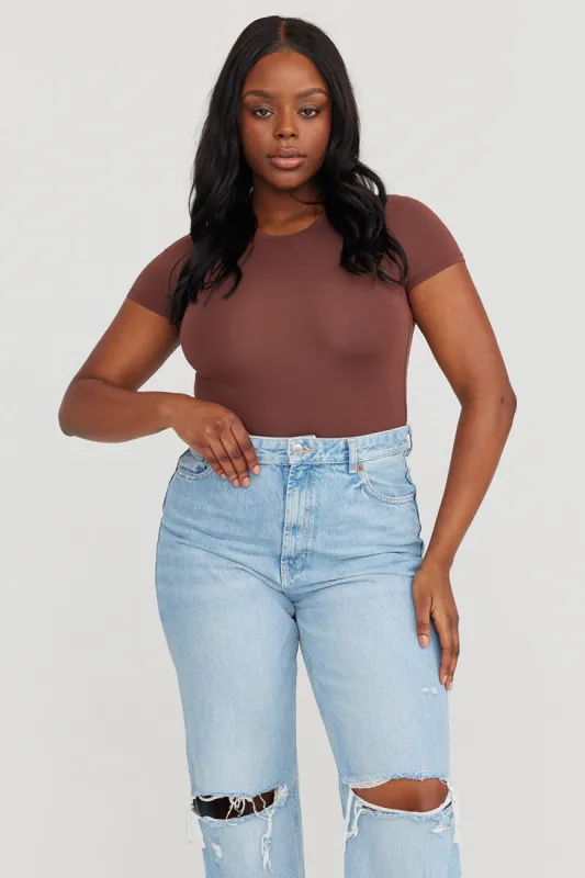 365 SHORT SLEEVE T-SHIRT - CHOCOLATE sold by TALA
